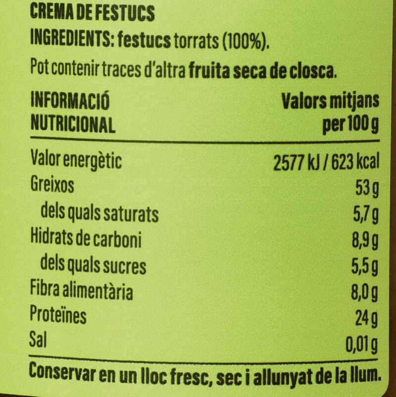 Crema de festuc Ametller Origen 180 g 