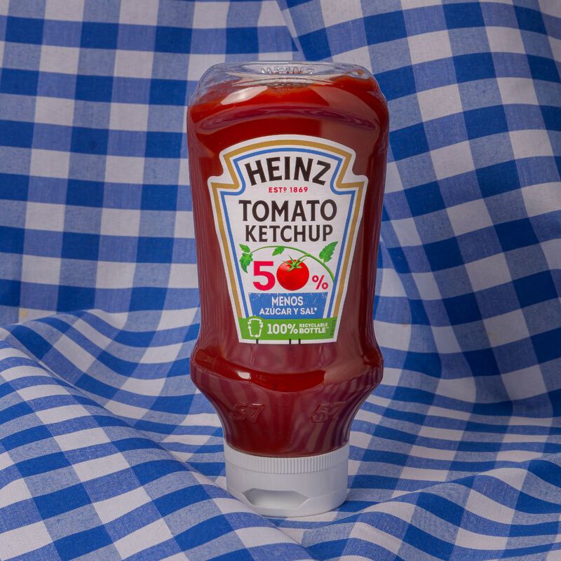 Ketchup cero sin azúcar y sin sal Heinz 425g 