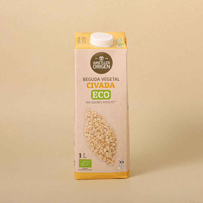 Beguda de civada ecològica Ametller Origen 1l 