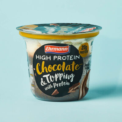 Pudding H.Protein&Topping chocolate EHRMANN 200g 