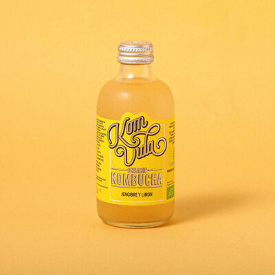 Kombucha sabor jengibre limón Komvida 250ml 