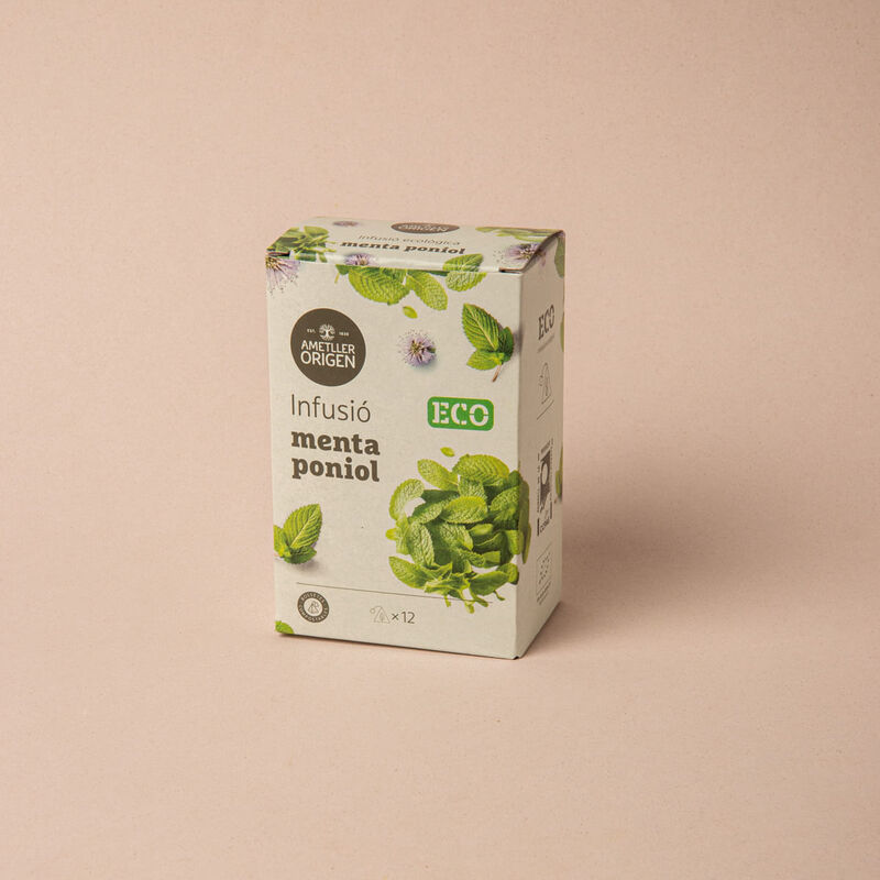 Infusión de menta poniol ecológica Ametller Origen 18g 