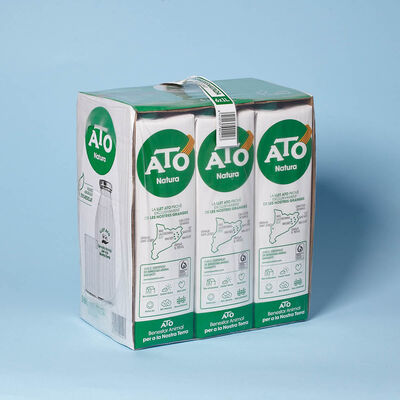 Leche semidesnatada ATO 1l - caja 6uds. 