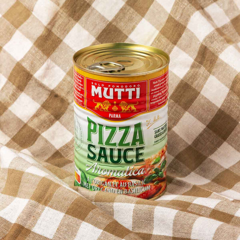 Salsa aromatitzada per pizzes Mutti 400g 