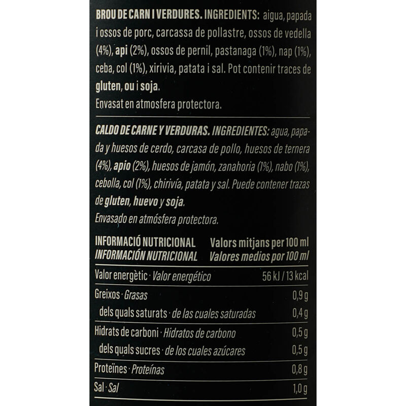 Caldo de cocido refrigerado Ametller Origen 1L