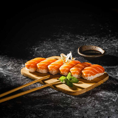 Nigiri de salmón Ametller Origen by Hideki - 6uds. 