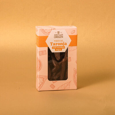 Tires de taronja amb xocolata negra Ametller Origen 150g 
