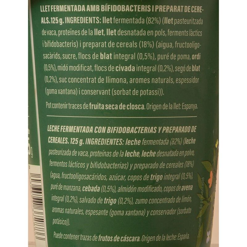 Bífidus cereales Ametller Origen 125g - 2uds.