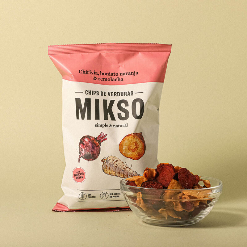 Xips xirivia moniato i pebre Marinas 85g 