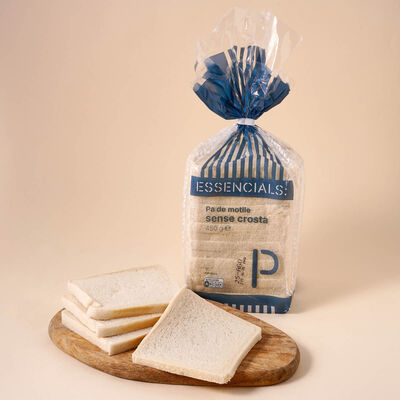 Pa de motlle blanc sense crosta Essencials 460g 