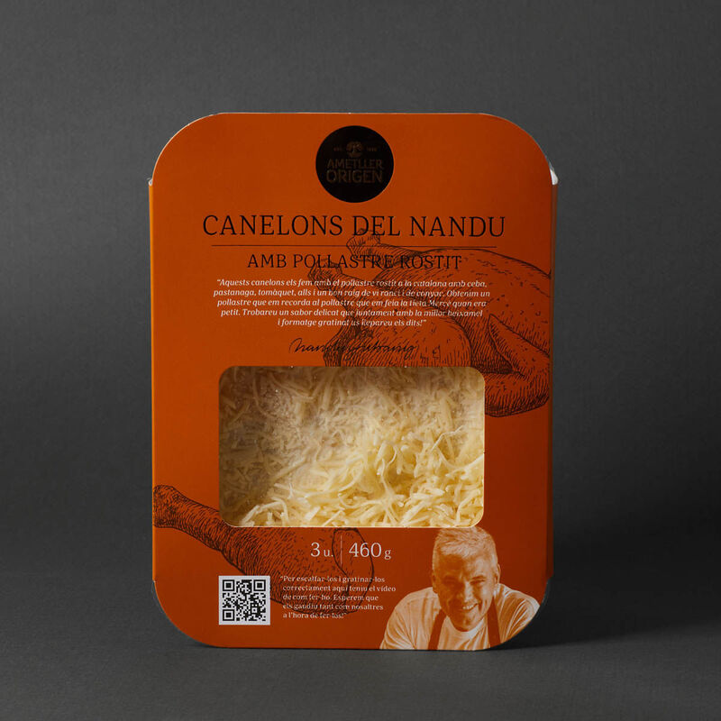 Canelons de pollastre Nandu Jubany 460g - 3uds. 