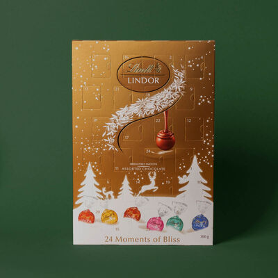 Calendario de adviento bombones Lindor 312g 