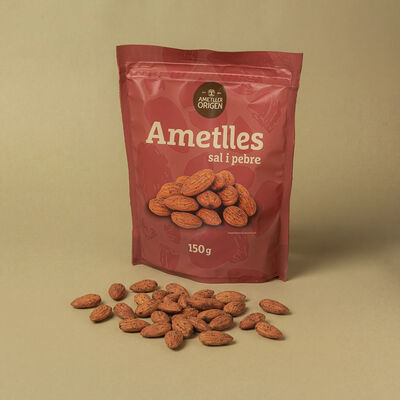 Almendra sal y pimienta Ametller Origen 150g 