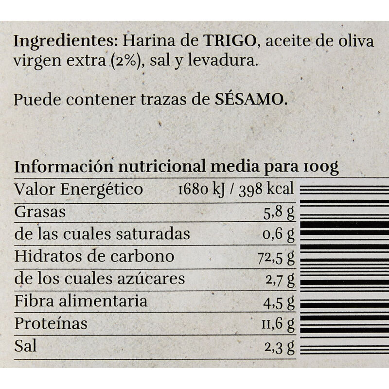 "Picos" pan de cristal Ametller Origen 150 g 