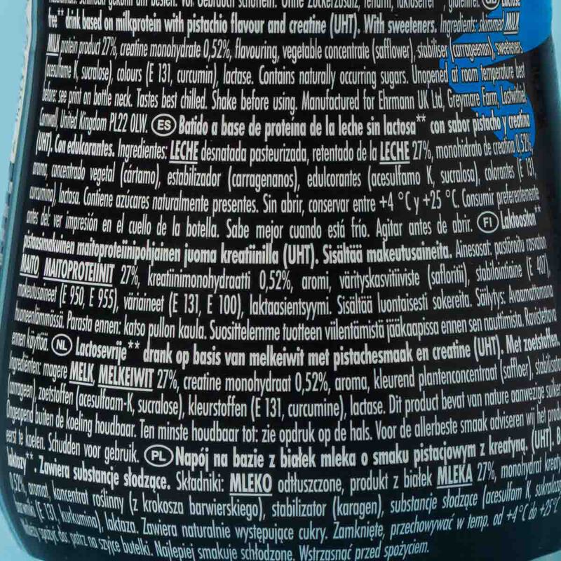 Beguda de festuc amb proteïna i creatina Ehrmann 330ml 