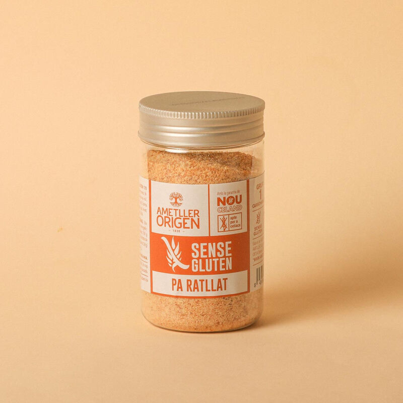 Pa ratllat sense gluten Ametller Origen 170g 