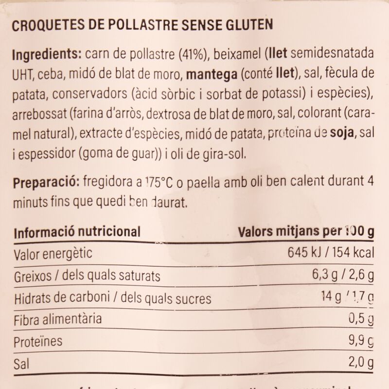 Croquetas de pollo sin gluten Ametlller Origen 170g - 6uds.