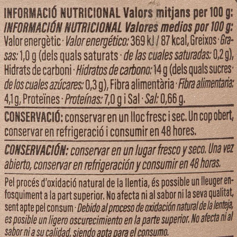 Lenteja caviar Ametller Origen 500g 