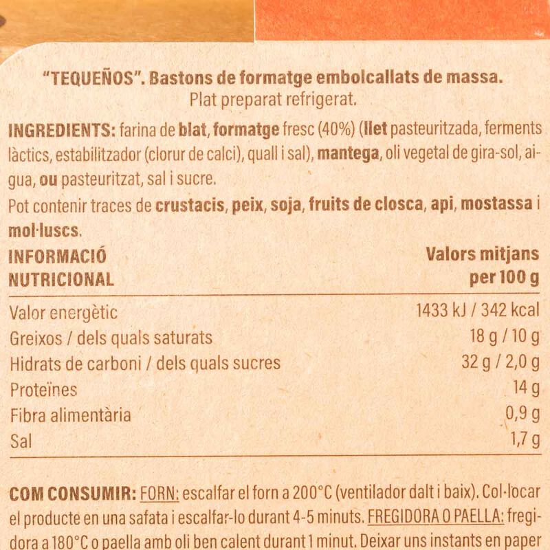 Tequeños Ametller Origen 185g 