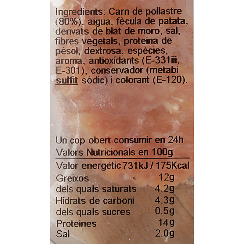 Mini hamburguesa de pollo Ametller origen 40g - 6uds.