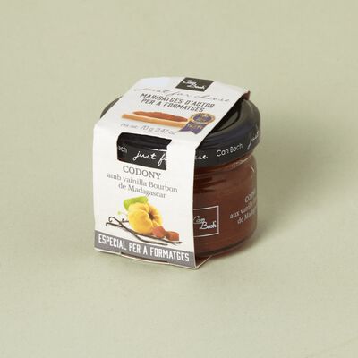Membrillo con vainilla Bourbon de Madagascar Can Bech 70g 