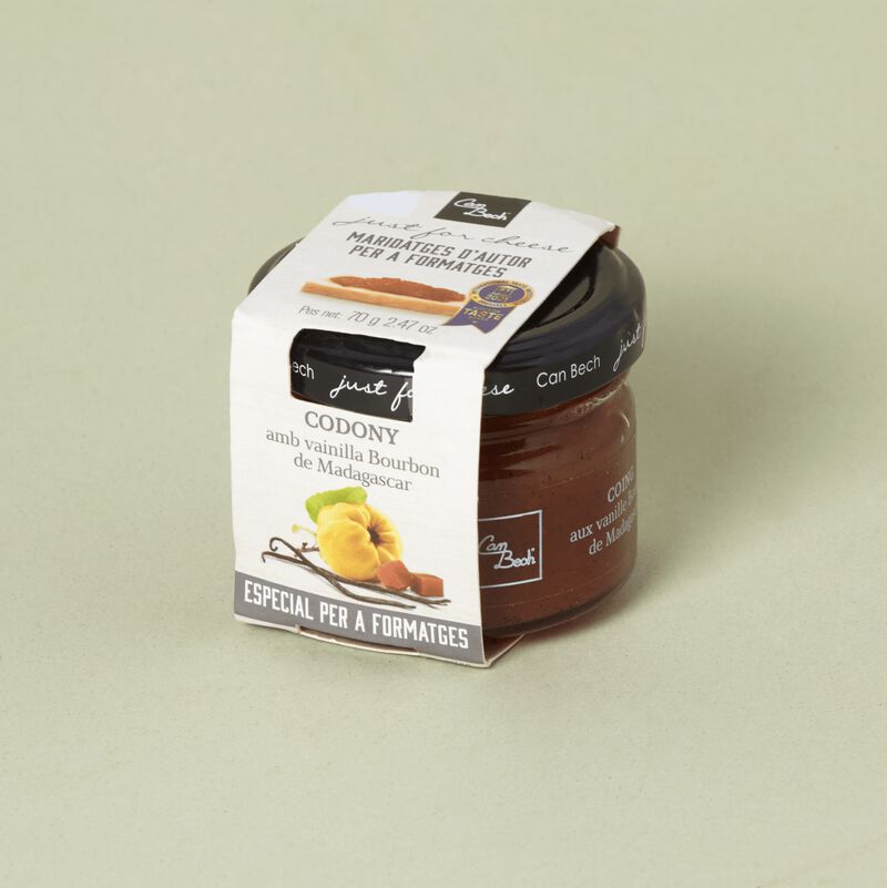 Codony amb vainilla Bourbon de Madagascar Can Bech 70g 