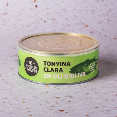 Atún claro en aceite de oliva Ametller Origen 650g 