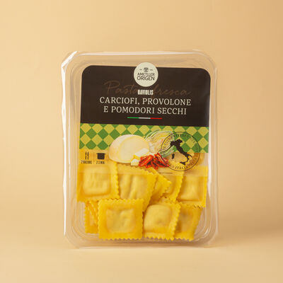 Ravioli de alcachofa y provolone 250g 