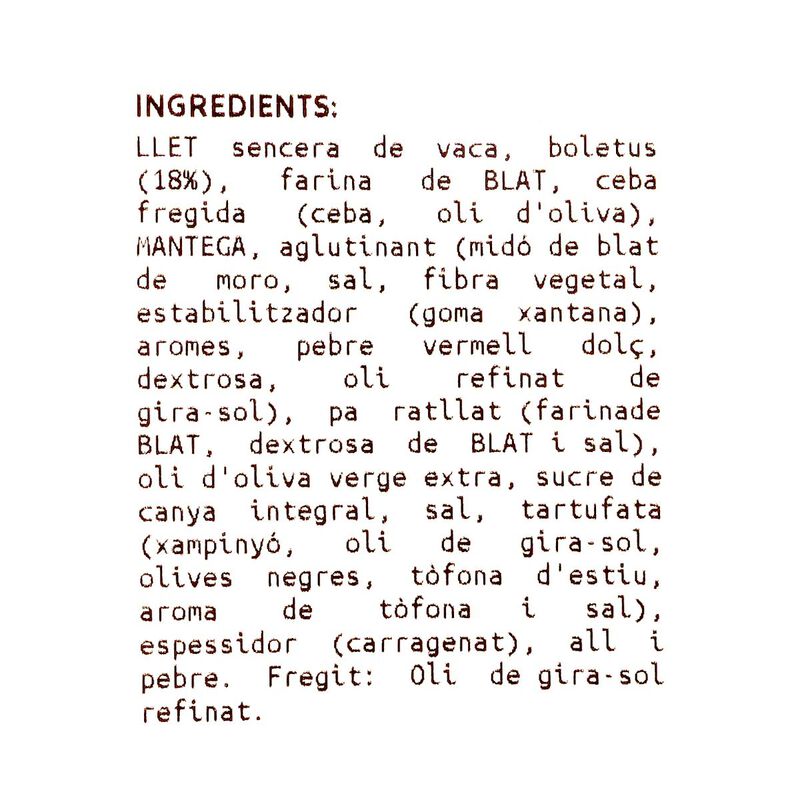Croqueta frita de boletus Ametller Origen by Arnall - 6uds. 