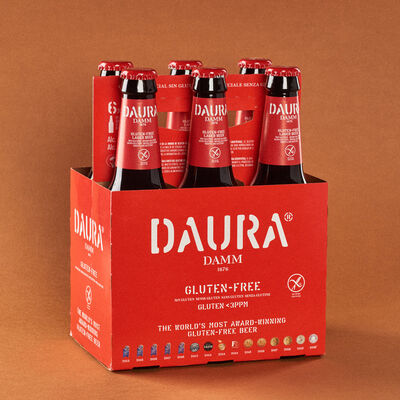 Cerveza sin gluten Daura DAMM 33cl - pack 6uds. 