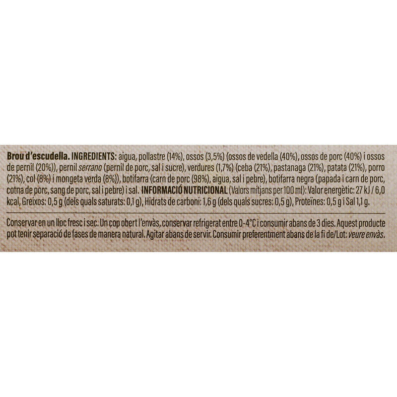Brou d'escudella Ametller Origen 1 L 