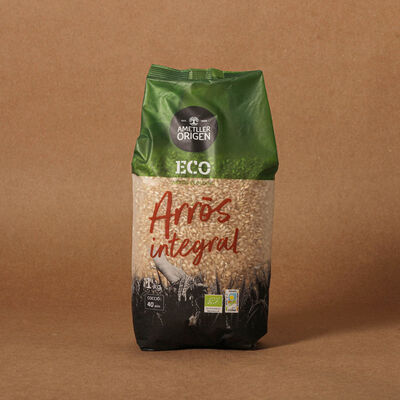 Arroz redondo integral ecológico 1Kg 