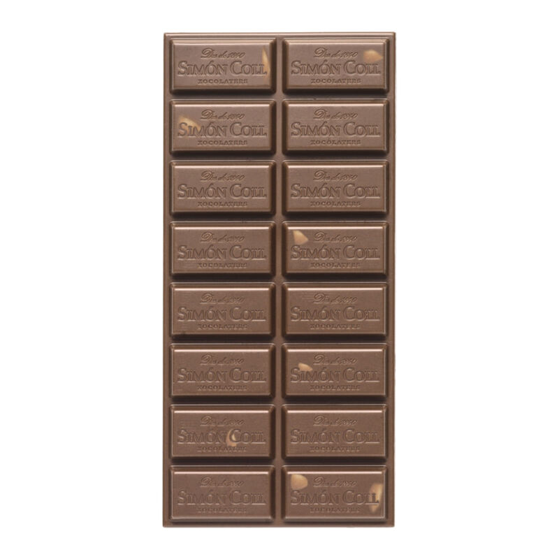 Xocolata llet i ametlles Simon Coll 100g 