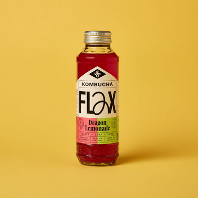 Kombucha Dragon Lemonade Flax & Kale 330ml 