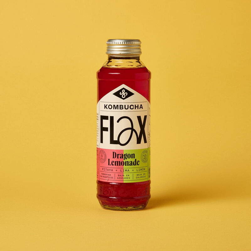 Kombucha Dragon Lemonade Flax & Kale 330ml