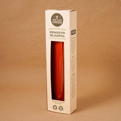 Spaghettis de lentejas rojas Ametller Origen 250 g 