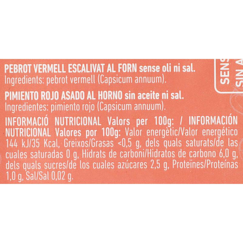 Pimiento rojo al horno Casa Nita 250g
