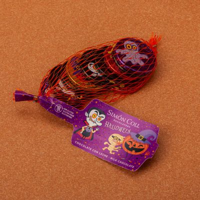 Monedes de xocolata amb llet Halloween Simon Coll 41g 