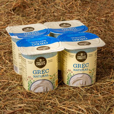 Iogurt grec natural Ametller Origen 125g - 4u. 