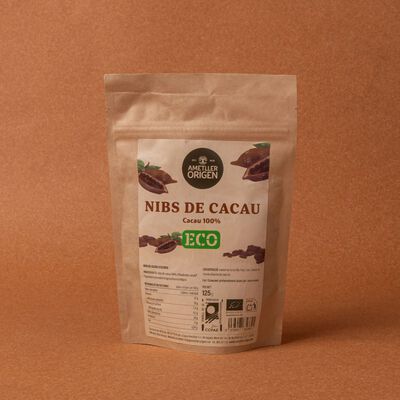 Nibs de cacau ecològics Ametller Origen 125g 