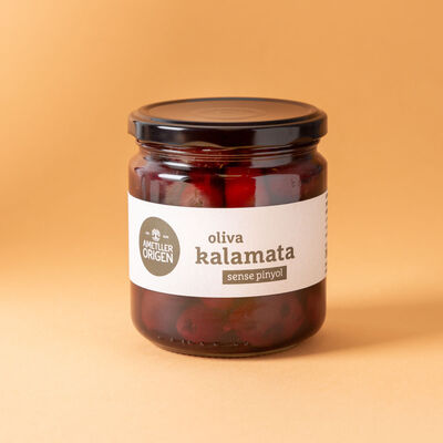Oliva Kalamata grega sense pinyol Ametller Origen 180g 