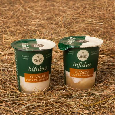 Iogurt bífidus amb civada, poma i nous Ametller Origen 125g - 4u. 