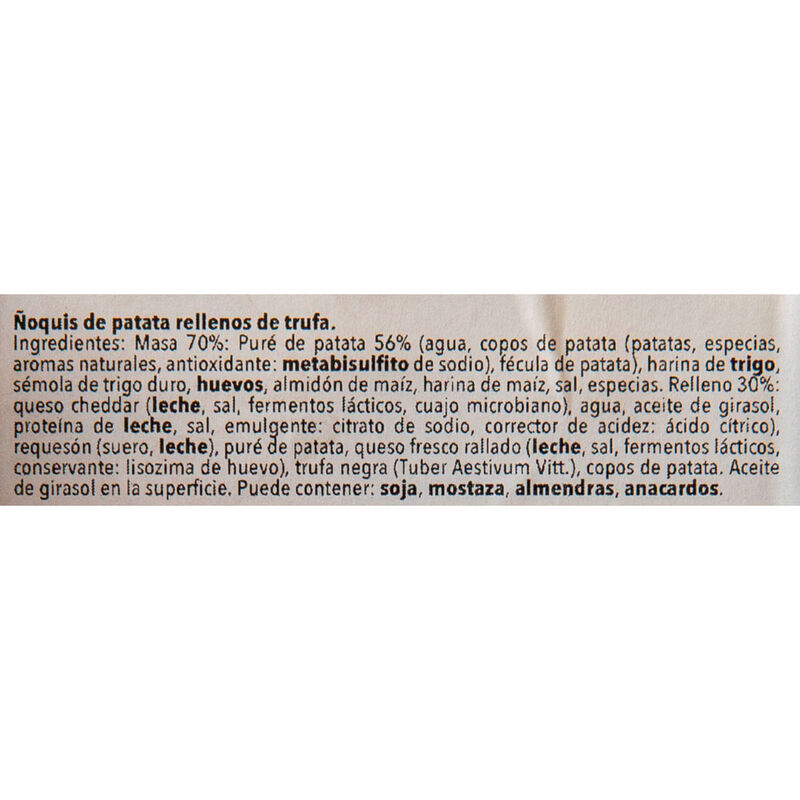 Gnocchi farcits de tòfona Bertoncello 400g 
