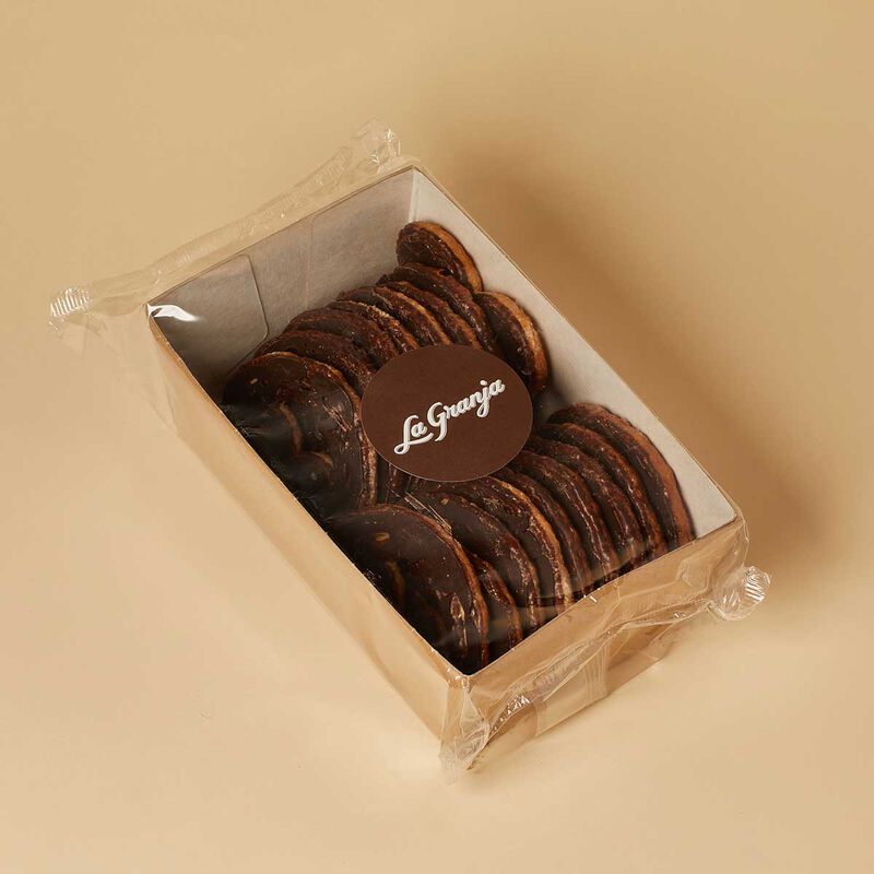 Palmeras medio bañandas en chocolate La Granja 270g 