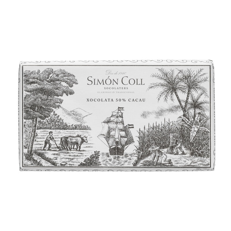 Chocolate 50% cacao Simon Coll 200g