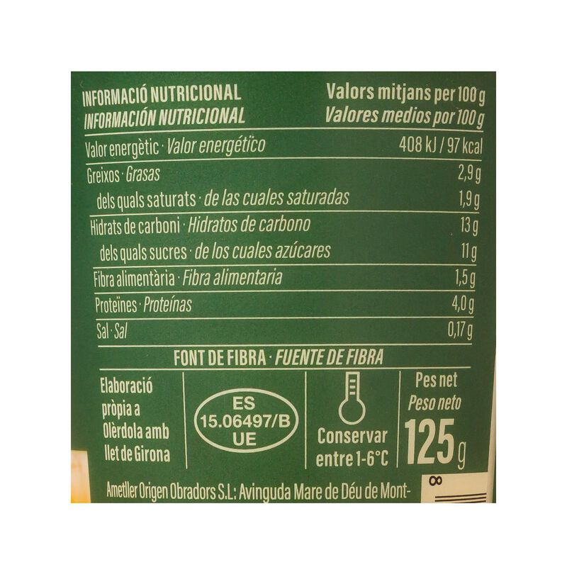 Bífidus muesli y cítrico Ametller Origen 125g - 2uds. 