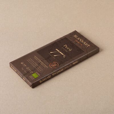 Chocolate 77% Perú ecológico Blanxart 75g 