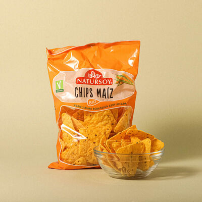Chips maíz natural Natursoy 125g 