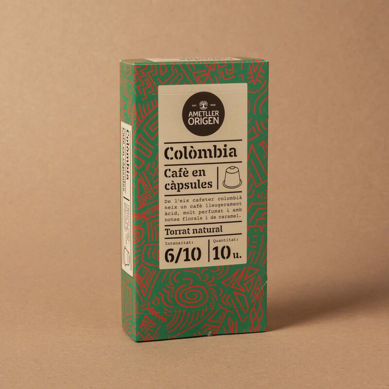 Cápsulas de café Colombia Ametller Origen - 10uds.
