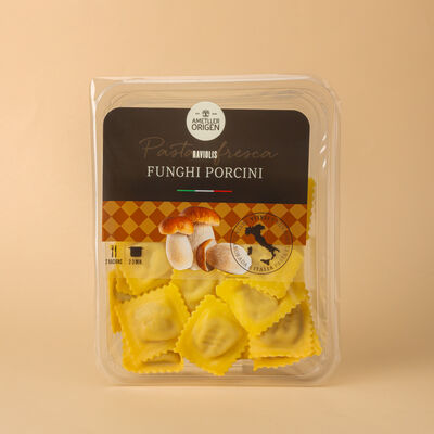 Ravioli de setas y beicon Ametller Origen 250g 
